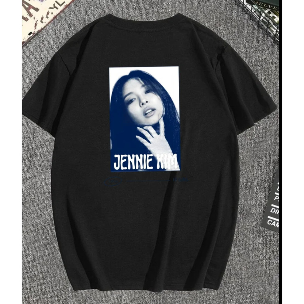 Summer Black Jennie Kim Portrait Graphic Tee